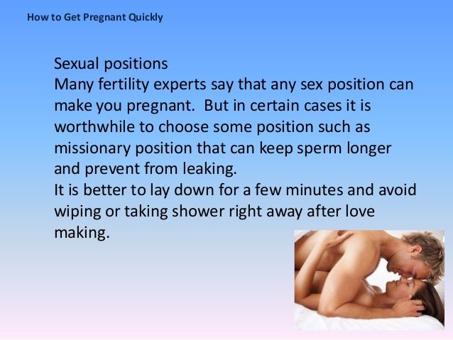 Vinegar recomended positions get sex pregnant to