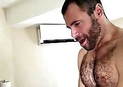 best of Shower gay suck hairy beefy