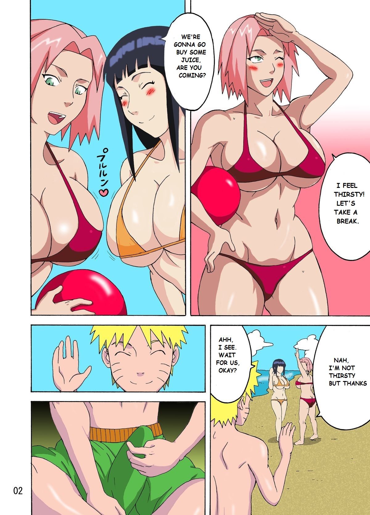 Nude manga coloured