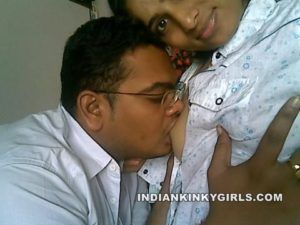 Wife breastfeeding husband