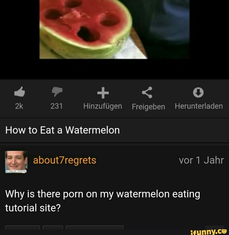 Howto eat watermelon