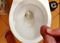 best of Urinal peeing with doctor erection caught