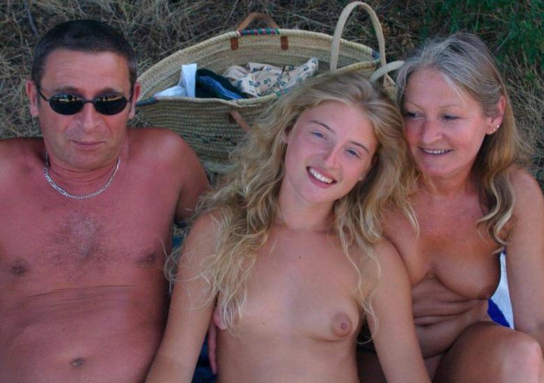 Naked with parents