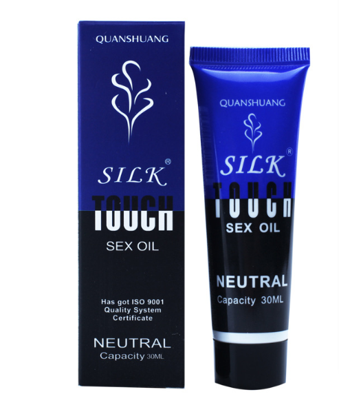 Lubricate sex with oil black