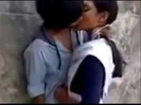 Indian school kiss
