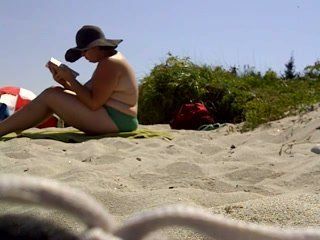 Caught sunbathing nude