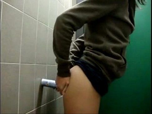 Public bathroom masturbation