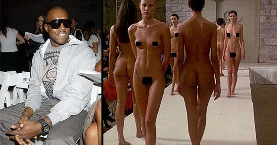 Nude fashion show