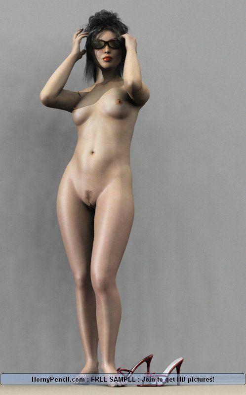 Models posing nude