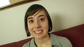 best of Small tits creampie short hair