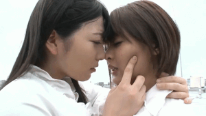 Leather recommend best of kissing jav lesbian