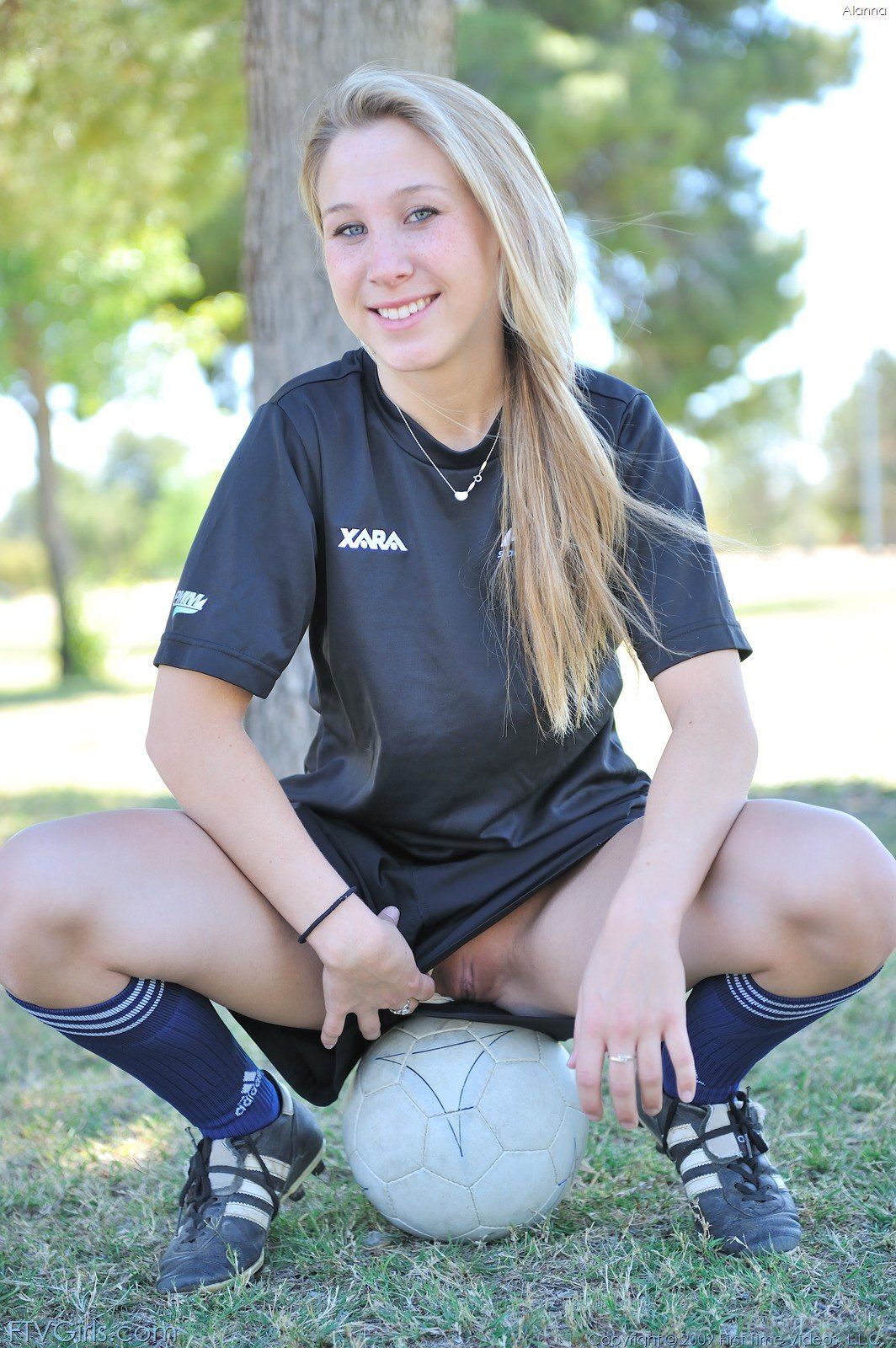 Teen soccer girl