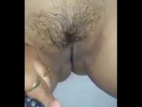 Girl shaving hairy pussy  image