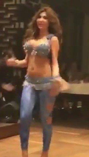 Arabic belly dancing