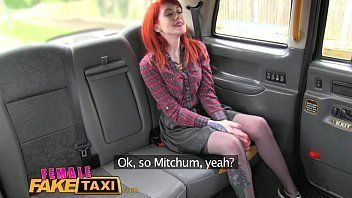 Fake taxi lesbian red head