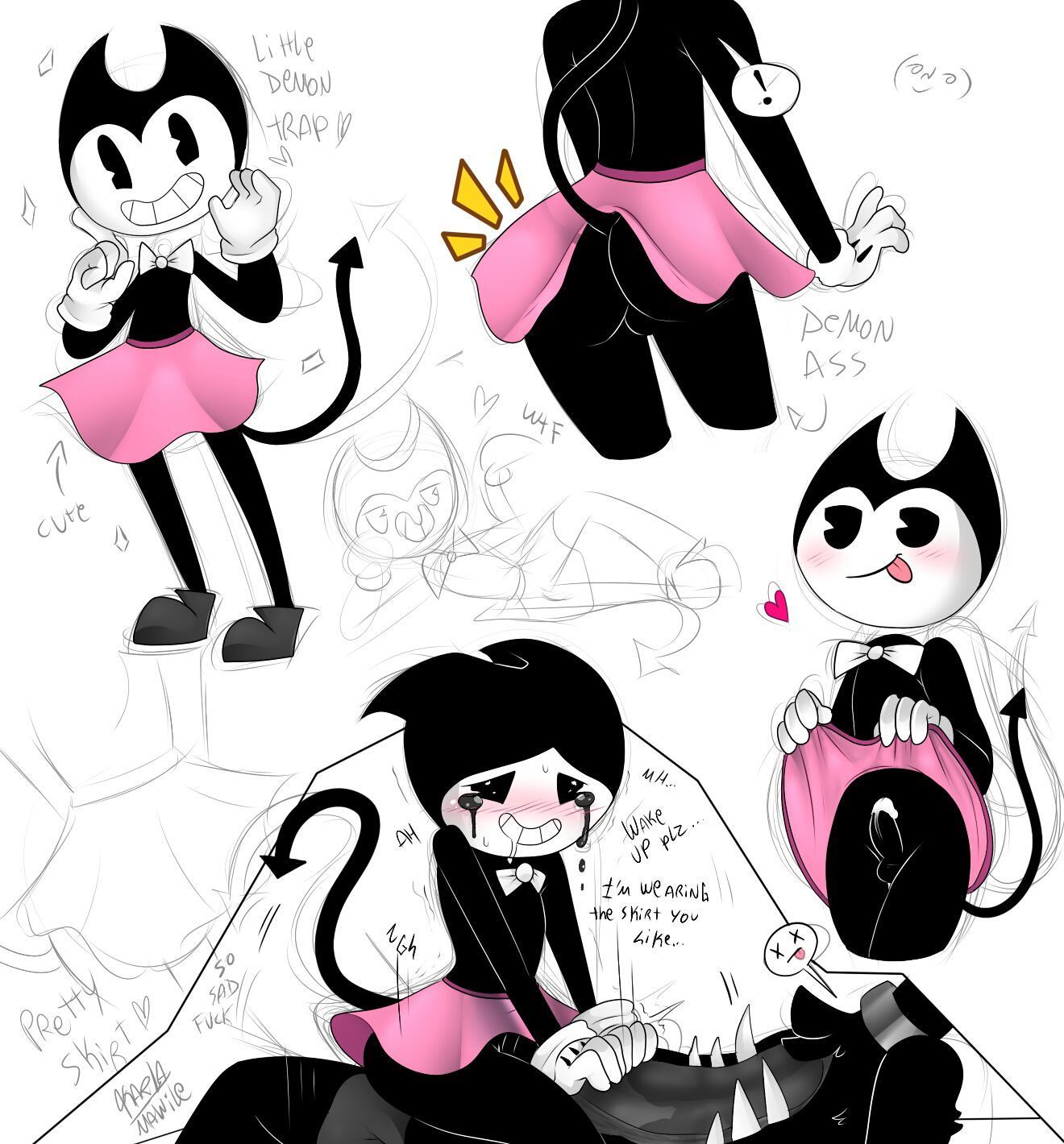 Bendy and the ink machine porno.