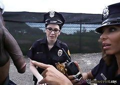 Wild K. reccomend black cop blowjob