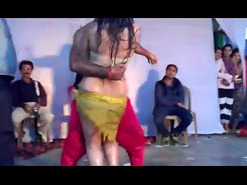 Indian nude dance public stage