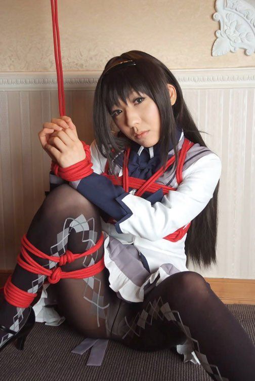 Japanese cosplay bondage