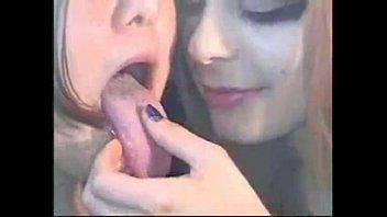 Girls tongue fetish