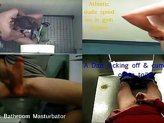 Hot guy masturbating public